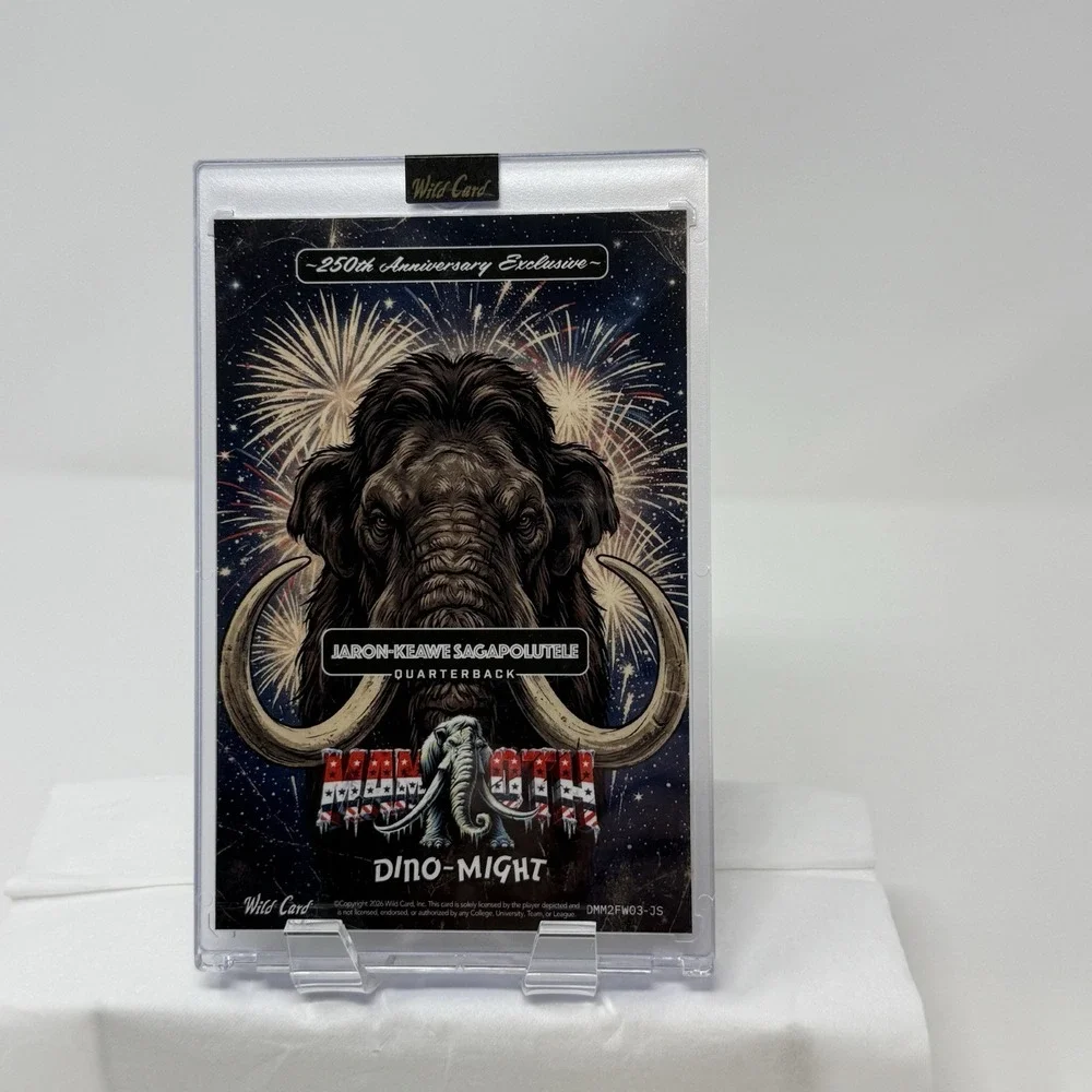 2026 Wild Card Americas 250th Anniversary Mammoth 1/1 Jaron-keawe Sagapoltele